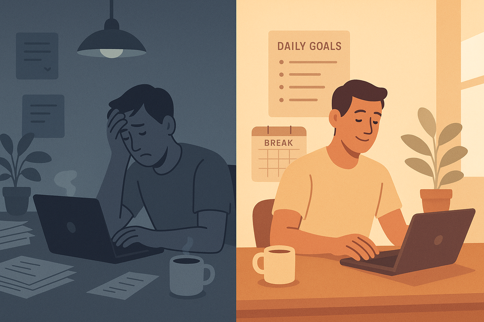 ¿Por qué me siento agotado si trabajo remoto y “tengo todo el día libre”?